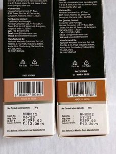 Pack Of 2, 2% Niacinamide Hydrating BB Cream