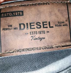 Diesel Gray Wash Slim Fit Jeans
