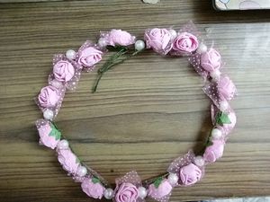 FLORAL TIARA AND EARING
