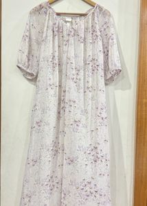 White Printed Maxi h&amp;m Dress For Women