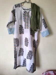 Kurti With Dupatta