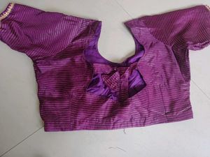 Purple  Saree