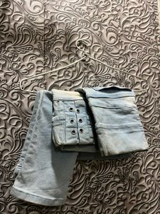 Light Wash Denim Jeans