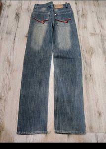 Sc1529 Shoot &amp; Side Denim Jeans Size 27