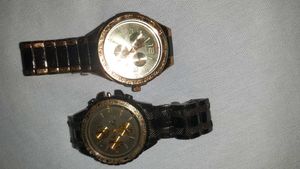 Two Black Fashion Watches