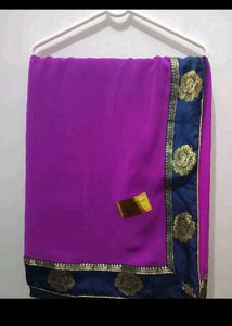 Purple Colour Saree