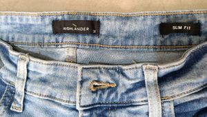 Highlander Light Wash Denim Jeans, 34 Size