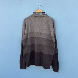 Men's Striped Knit Sweater