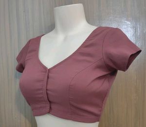 Simple Rust Blouse