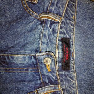 Cowboy Fabric Painted Jeans