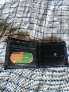 Men Leather Simple Purse Wallet.
