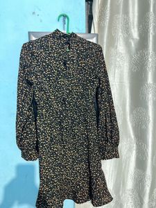 Patterned Mini Dress