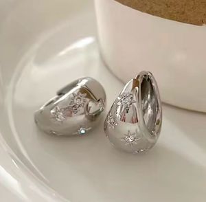 Anti Tarnish Silver Kylie Hoops