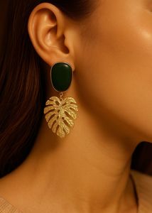 Leaf Dangle Earrings