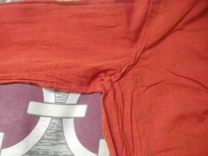 Rust Orange Slited AVAASA KURTI(XS)