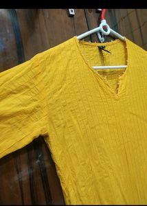 Yellow Short Kurta💛