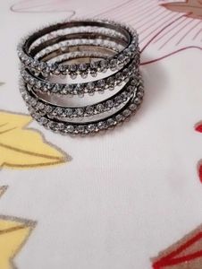 Beaded Bangle Bracelet Set
