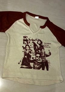 Long sleeve Graphic Print Tee