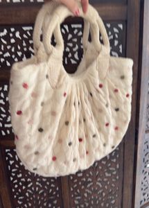 Brand New Zara Polka Dot Bohemian Bag