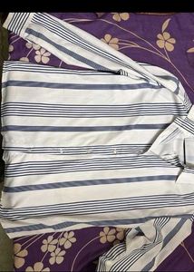 Striped Button-Down Shirt