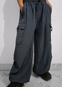 Clearance Grey Parachute Pant