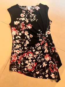 Pattern Black Top