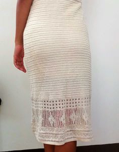 Cream Knit Dress