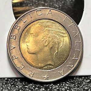 500 Lire Italian Coin
