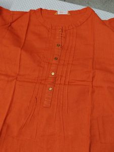 PRICE DROP Gerua Orange Colour Kurta