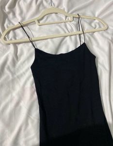 zara fitted dress in black ☻