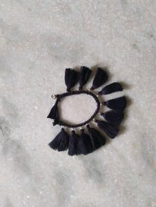 Black Tassel Bracelet