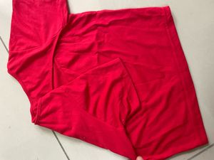 Red Designer Crop Top