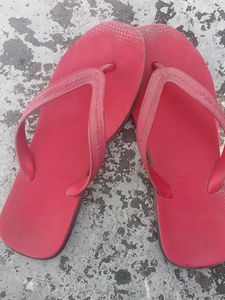 Red Flip-Flops - Casual Comfort