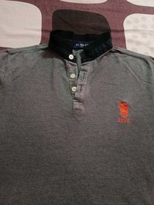 Men&#39;s Gray Polo