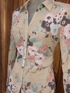 Floral Button-Down Shirt