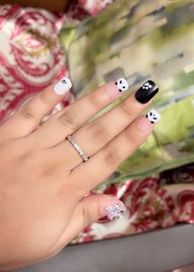 Cute Panda Press On Nails