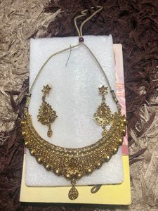Women Necklace Set  Brand One   Used Only Once