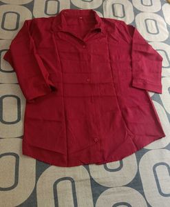 Mahroon Shirt For Women