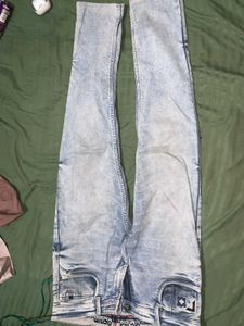 Acid Wash Denim Jeans