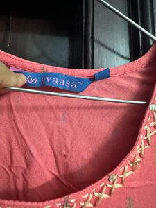 Peach Kurta For Sale🎉