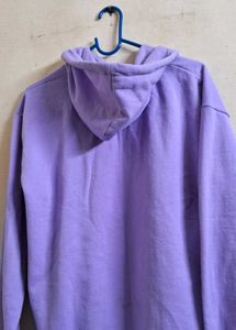 Lavender Oversized Hoodie For Girls