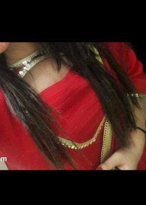 Red Georget Kurtiee Pant