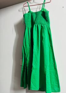 Zudio Green Midi Dress