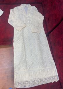 Elegant White Embroidered Salwar Kameez