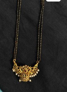 Gold Peacock Mangalsutra