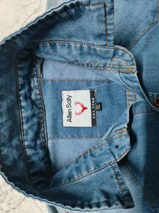 PREMIUN BRAND ALLEN SOLLY  Denim Shirt