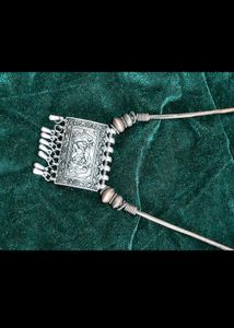Silver Ganesha Necklace