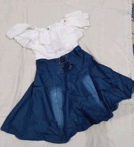 Cute Girls Denim dress