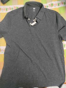 H&M Gray Polo Shirt