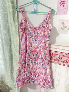 urbanic pink floral dress